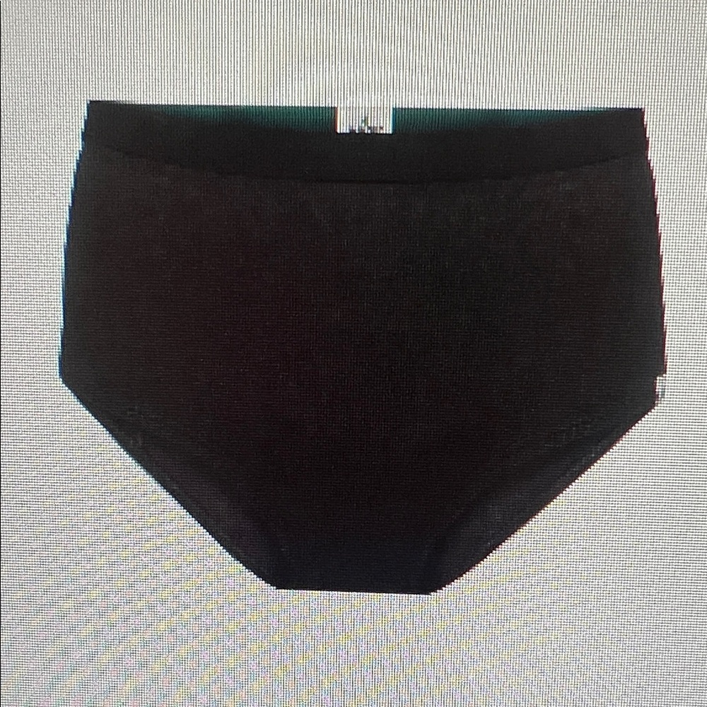 New Wama high waisted Black Women's Panties 3Xl cotton/hemp/spandex blend